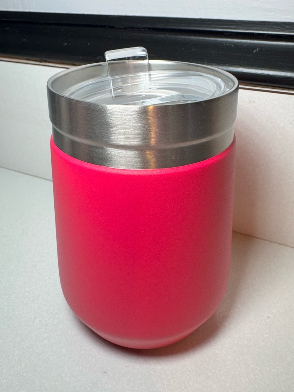EUC Pink Stanley 10 OZ Wine Tumbler - Picture 2 of 4